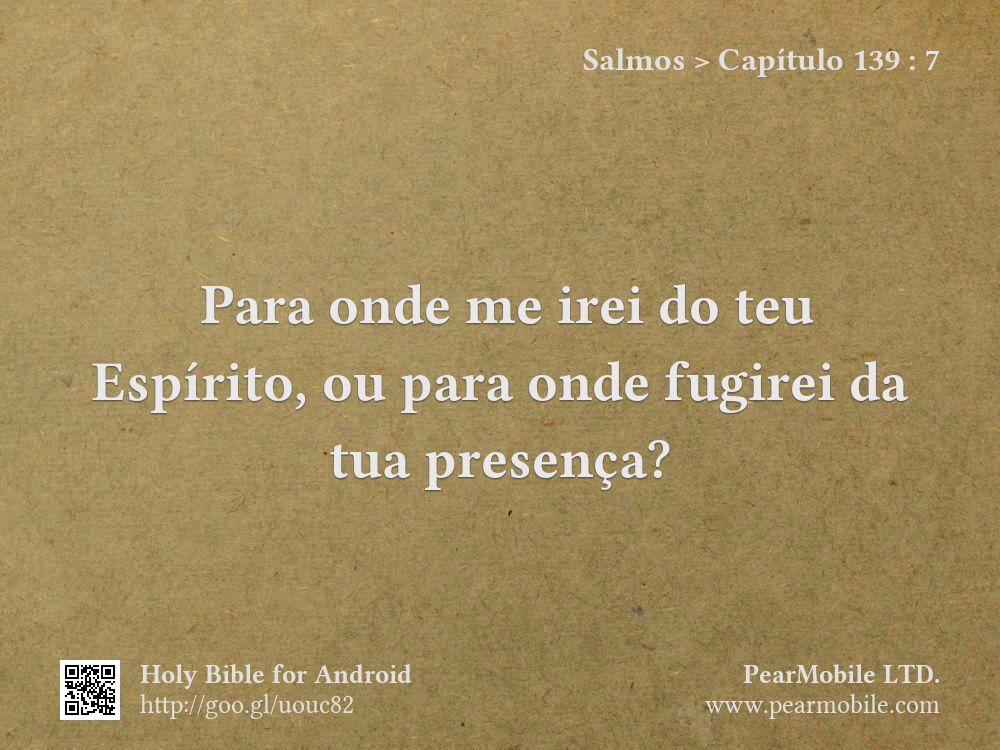 Salmos, Capítulo 139:7